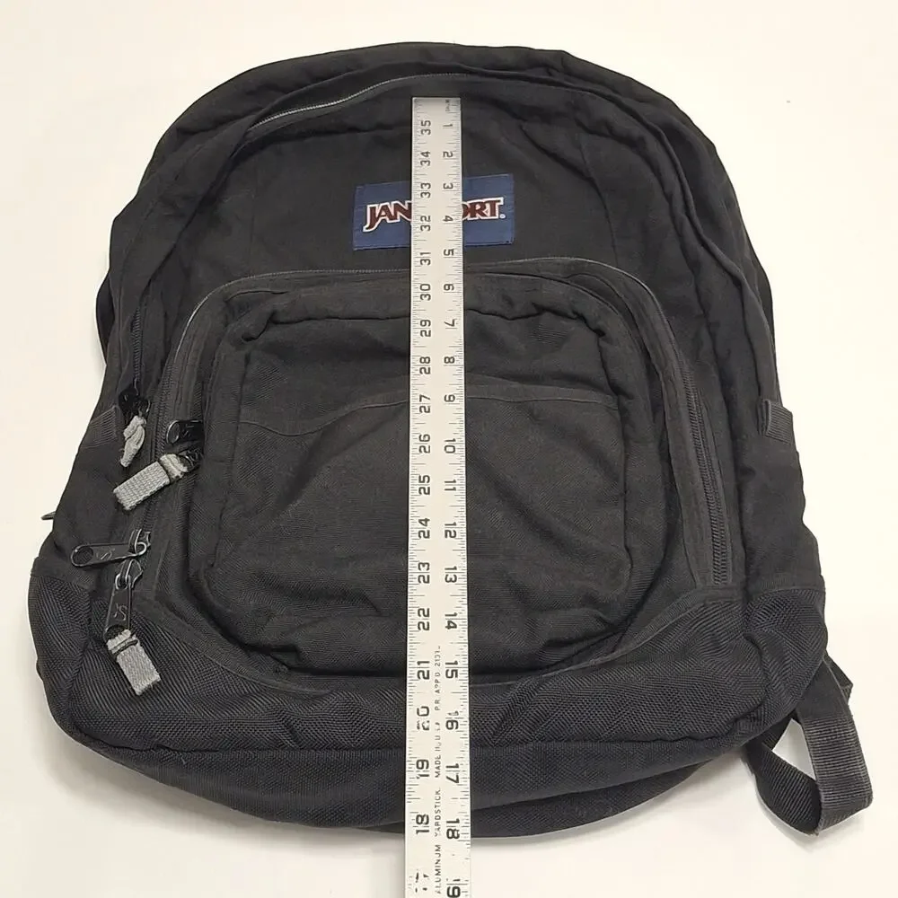 JanSport SuperBreak Backpack Black Classic School Book Bag